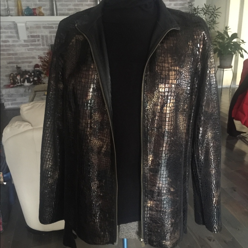 Reversible Leather Jacket